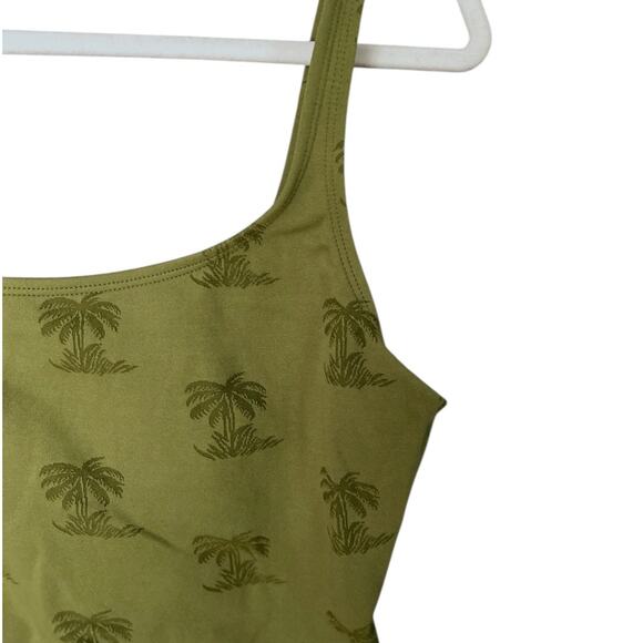 Tommy Bahama One-Piece Swimsuit Women's 18 Green Palm Tree Vacation Tropical - Picture 3 of 9
